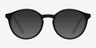 Columbia Matte Black AcétateMontures de lunettes de vue d'EyeBuyDirect, Avec des Verres Teintés