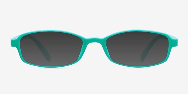 Lychee Green PlasticEyeglass Frames from EyeBuyDirect, with Tinted Lenses