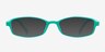 Lychee Green PlasticEyeglass Frames from EyeBuyDirect, with Tinted Lenses
