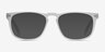 Rhode Island Matte Clear AcetateEyeglass Frames from EyeBuyDirect, with Tinted Lenses