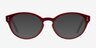 Olivia Red AcetateEyeglass Frames from EyeBuyDirect, with Tinted Lenses