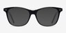 Almost Famous Black AcetateEyeglass Frames from EyeBuyDirect, with Tinted Lenses
