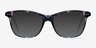 Almost Famous Nebular Blue AcétateMontures de lunettes de vue d'EyeBuyDirect, Avec des Verres Teintés