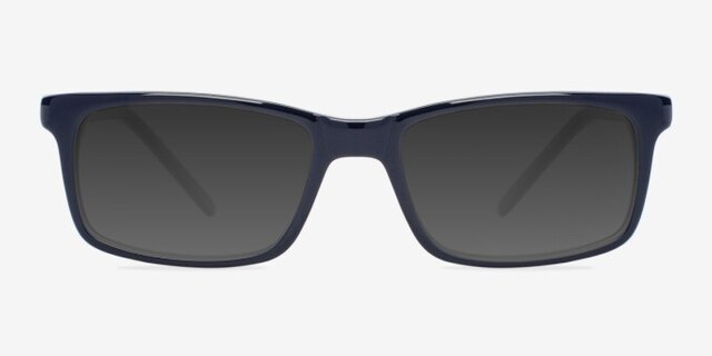 Andrea Navy AcetateEyeglass Frames from EyeBuyDirect, with Tinted Lenses