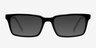 Clark Black AcetateEyeglass Frames from EyeBuyDirect, with Tinted Lenses