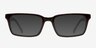 Clark Coffee AcétateMontures de lunettes de vue d'EyeBuyDirect, Avec des Verres Teintés