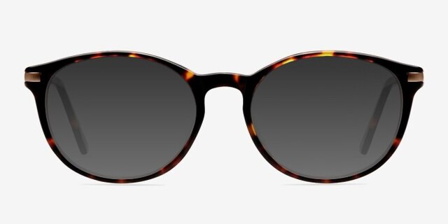 New Bedford Tortoise AcetateEyeglass Frames from EyeBuyDirect, with Tinted Lenses