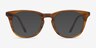 Providence Brown & Striped AcetateEyeglass Frames from EyeBuyDirect, with Tinted Lenses