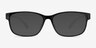 Robbie Black & White PlasticEyeglass Frames from EyeBuyDirect, with Tinted Lenses