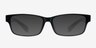 Arnav Black PlasticEyeglass Frames from EyeBuyDirect, with Tinted Lenses