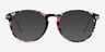 Muse Blue Floral Plastic-metalEyeglass Frames from EyeBuyDirect, with Tinted Lenses