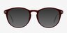 Muse Red Plastic-metalEyeglass Frames from EyeBuyDirect, with Tinted Lenses