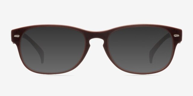 Echo Coffee PlasticEyeglass Frames from EyeBuyDirect, with Tinted Lenses