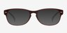 Echo Coffee PlasticEyeglass Frames from EyeBuyDirect, with Tinted Lenses