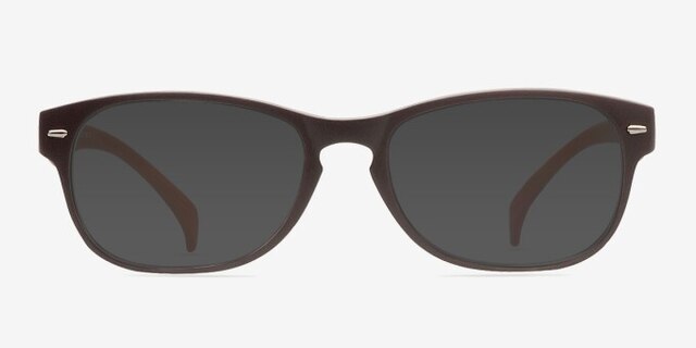 Echo Gray PlasticEyeglass Frames from EyeBuyDirect, with Tinted Lenses