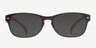 Echo Gray PlasticEyeglass Frames from EyeBuyDirect, with Tinted Lenses