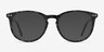 Fiction Gray & Floral AcétateMontures de lunettes de vue d'EyeBuyDirect, Avec des Verres Teintés