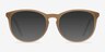 Fiction Taupe AcetateEyeglass Frames from EyeBuyDirect, with Tinted Lenses