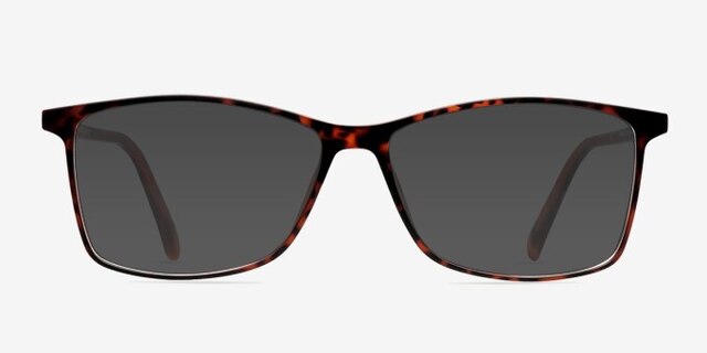 Citizen Matte Tortoise AcétateMontures de lunettes de vue d'EyeBuyDirect, Avec des Verres Teintés