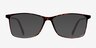 Citizen Matte Tortoise AcétateMontures de lunettes de vue d'EyeBuyDirect, Avec des Verres Teintés