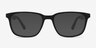 Bristol Matte Black AcetateEyeglass Frames from EyeBuyDirect, with Tinted Lenses