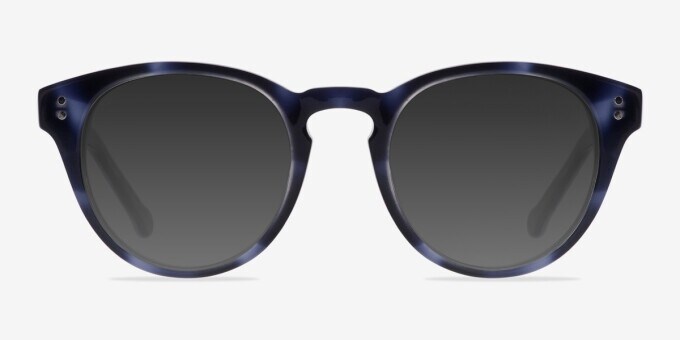 Twist Round Navy Full Rim Eyeglasses | Eyebuydirect