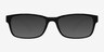 Danny Black & White PlasticEyeglass Frames from EyeBuyDirect, with Tinted Lenses