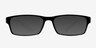 Jeans Black PlasticEyeglass Frames from EyeBuyDirect, with Tinted Lenses