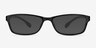 Versus Black PlasticEyeglass Frames from EyeBuyDirect, with Tinted Lenses