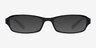 Adept Black PlasticEyeglass Frames from EyeBuyDirect, with Tinted Lenses
