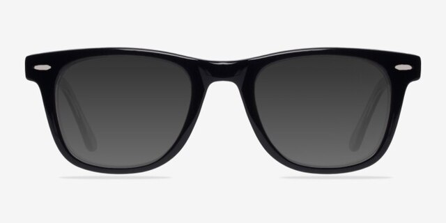 Blizzard Black AcétateMontures de lunettes de vue d'EyeBuyDirect, Avec des Verres Teintés