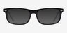 Birmingham Black AcetateEyeglass Frames from EyeBuyDirect, with Tinted Lenses