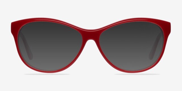 Sofia Pink AcetateEyeglass Frames from EyeBuyDirect, with Tinted Lenses