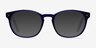 Midnight Navy AcetateEyeglass Frames from EyeBuyDirect, with Tinted Lenses