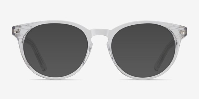 Morning Transparent AcétateMontures de lunettes de vue d'EyeBuyDirect, Avec des Verres Teintés