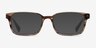 Dreamer Brown & Striped Acetate-metalEyeglass Frames from EyeBuyDirect, with Tinted Lenses