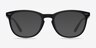 Yolo Black & Brown PlastiqueMontures de lunettes de vue d'EyeBuyDirect, Avec des Verres Teintés