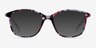 Saint Lou Red & Floral PlastiqueMontures de lunettes de vue d'EyeBuyDirect, Avec des Verres Teintés