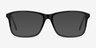 Pablo Black PlasticEyeglass Frames from EyeBuyDirect, with Tinted Lenses