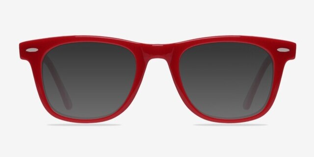 Blizzard Framboise AcétateMontures de lunettes de vue d'EyeBuyDirect, Avec des Verres Teintés
