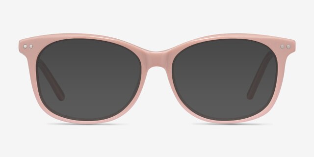 Brittany Pink AcetateEyeglass Frames from EyeBuyDirect, with Tinted Lenses
