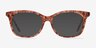 Brittany Brown & Floral AcetateEyeglass Frames from EyeBuyDirect, with Tinted Lenses
