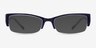 Diane Navy PlasticEyeglass Frames from EyeBuyDirect, with Tinted Lenses