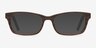 Mesquite Brown Wood-textureEyeglass Frames from EyeBuyDirect, with Tinted Lenses