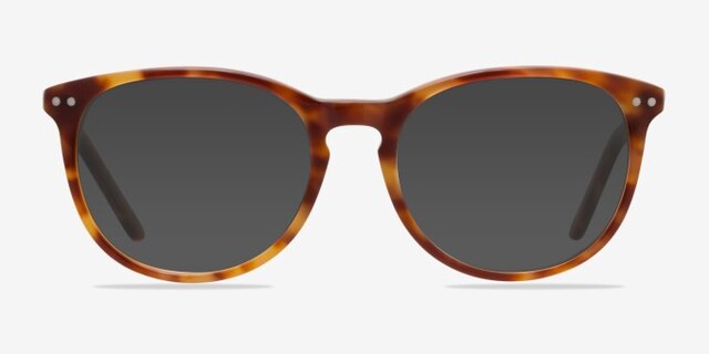 Fiction Tortoise AcetateEyeglass Frames from EyeBuyDirect, with Tinted Lenses
