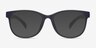 Warren Matte Navy PlasticEyeglass Frames from EyeBuyDirect, with Tinted Lenses