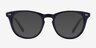 Providence Matte Navy AcetateEyeglass Frames from EyeBuyDirect, with Tinted Lenses