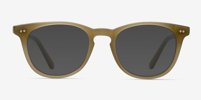 Flume Taupe AcetateEyeglass Frames from EyeBuyDirect, with Tinted Lenses