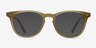 Flume Taupe AcetateEyeglass Frames from EyeBuyDirect, with Tinted Lenses