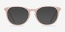 Fiction Rose AcétateMontures de lunettes de vue d'EyeBuyDirect, Avec des Verres Teintés
